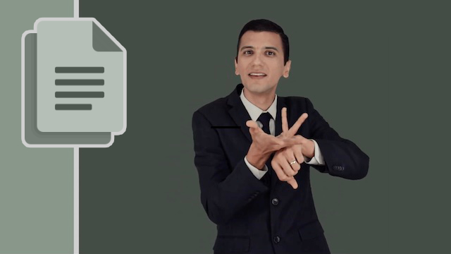 tradução de documentos em Libras