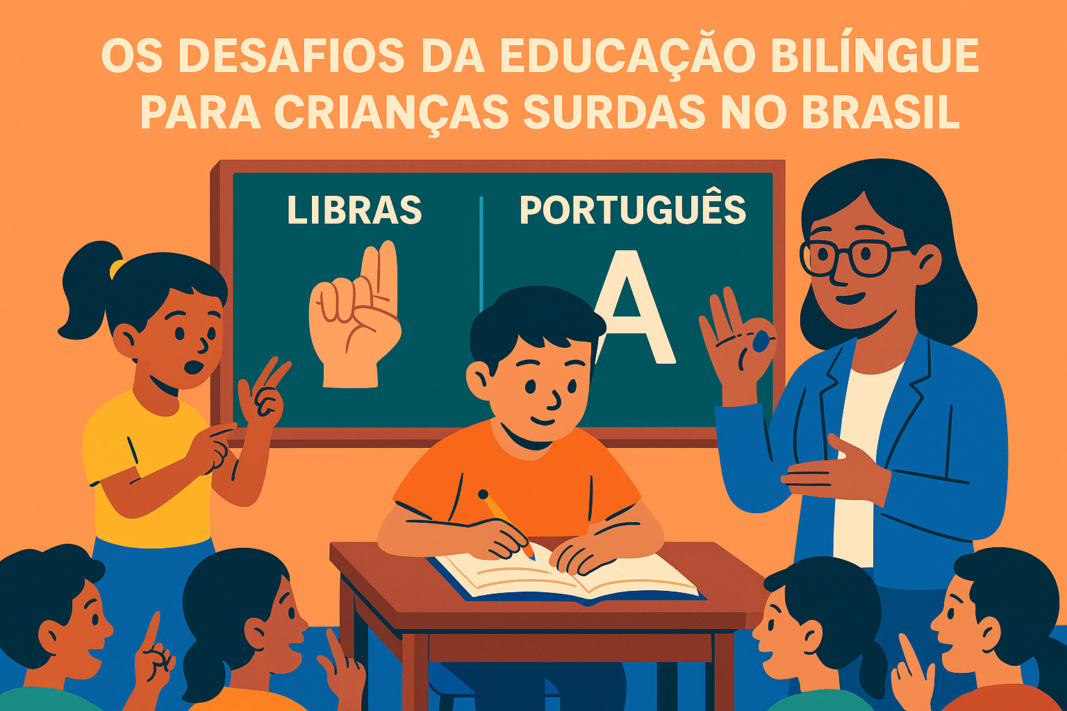 Os Desafios da Educação Bilíngue para Crianças Surdas no Brasil